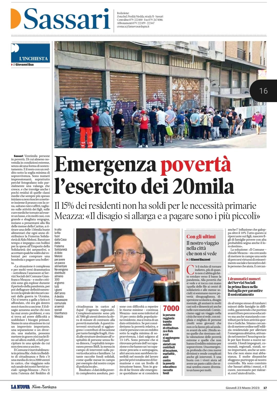 Emergenza povertà l'esercito dei 20mila