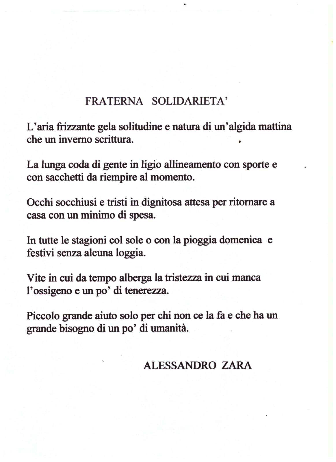 Poesia di Alessandro Zara